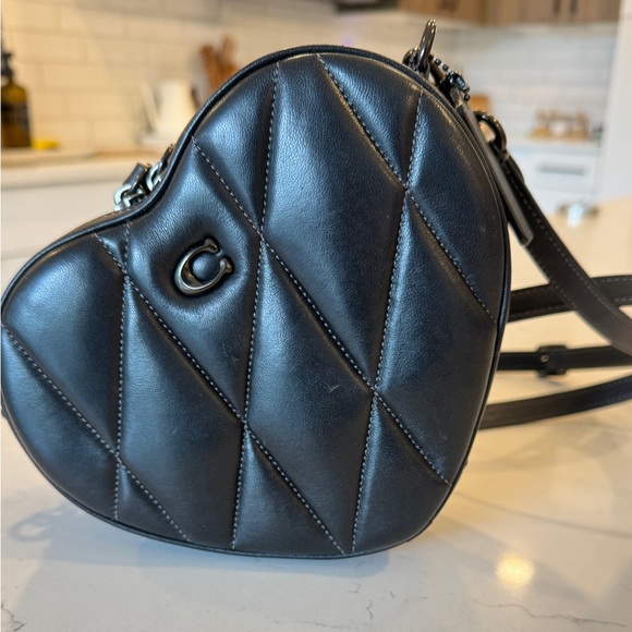 Coach Black Heart Crossbody Bag - Picture 4 of 13